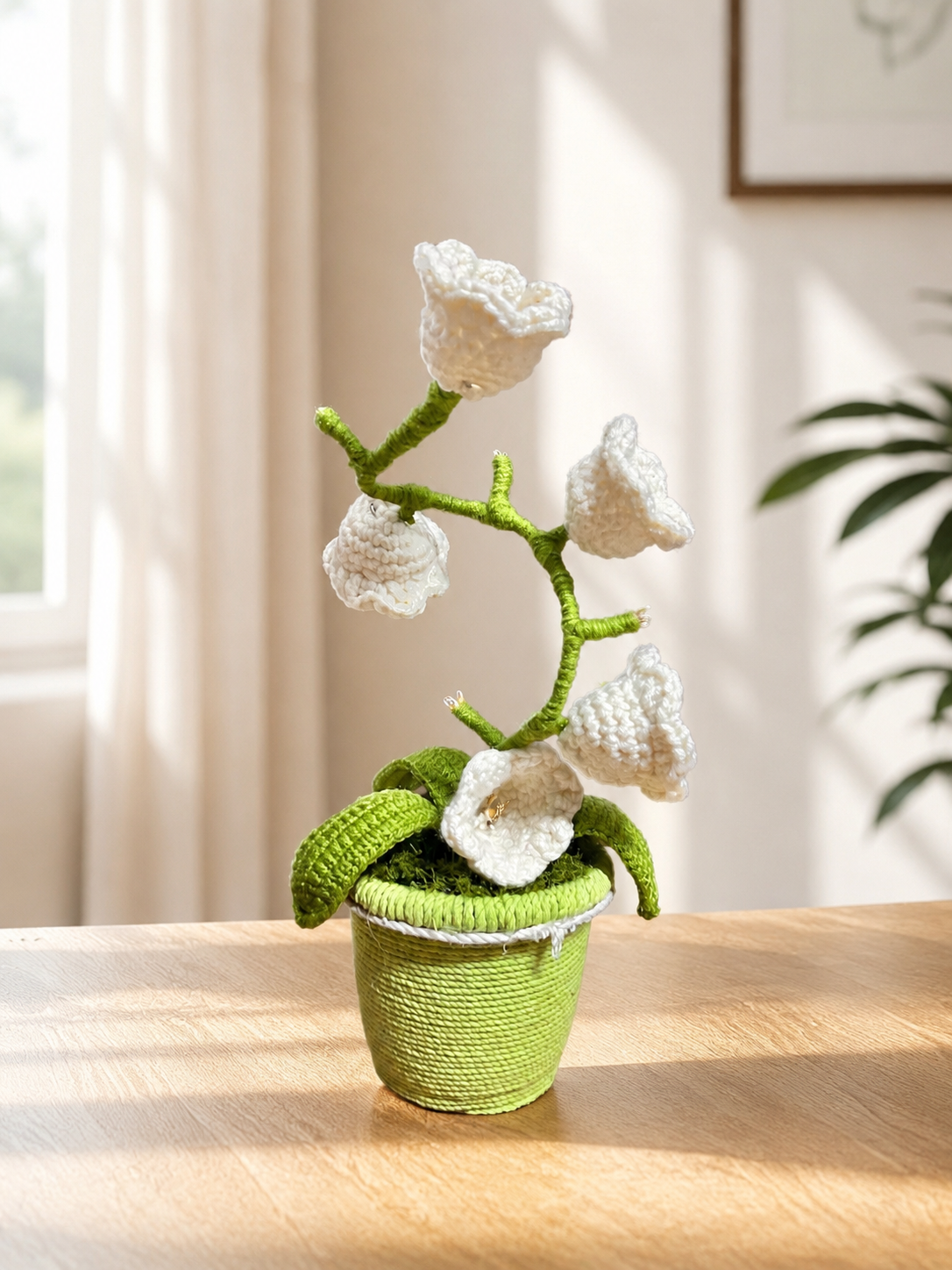Crochet Plant Lamp