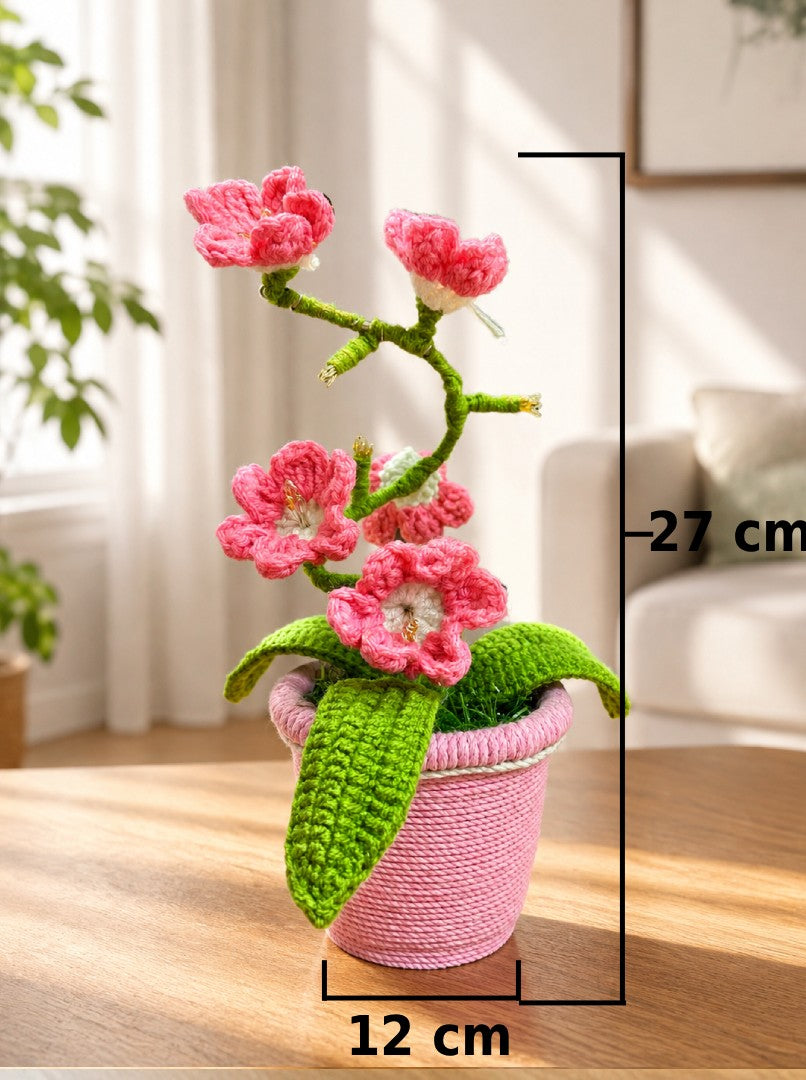 Crochet Plant Lamp
